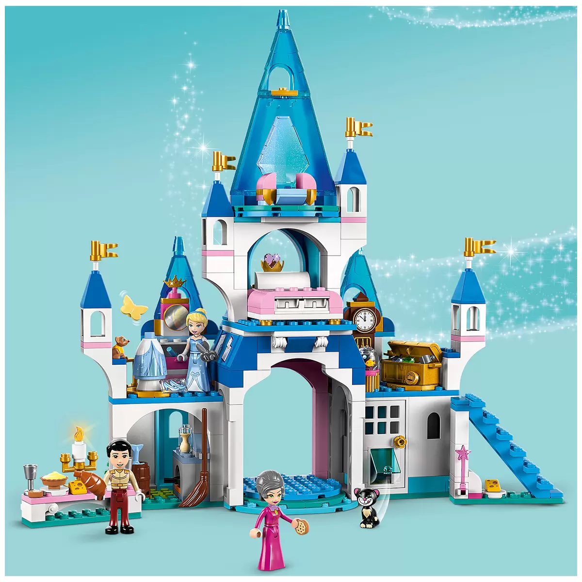 LEGO Cinderella and Prince Charming's Castle 43206