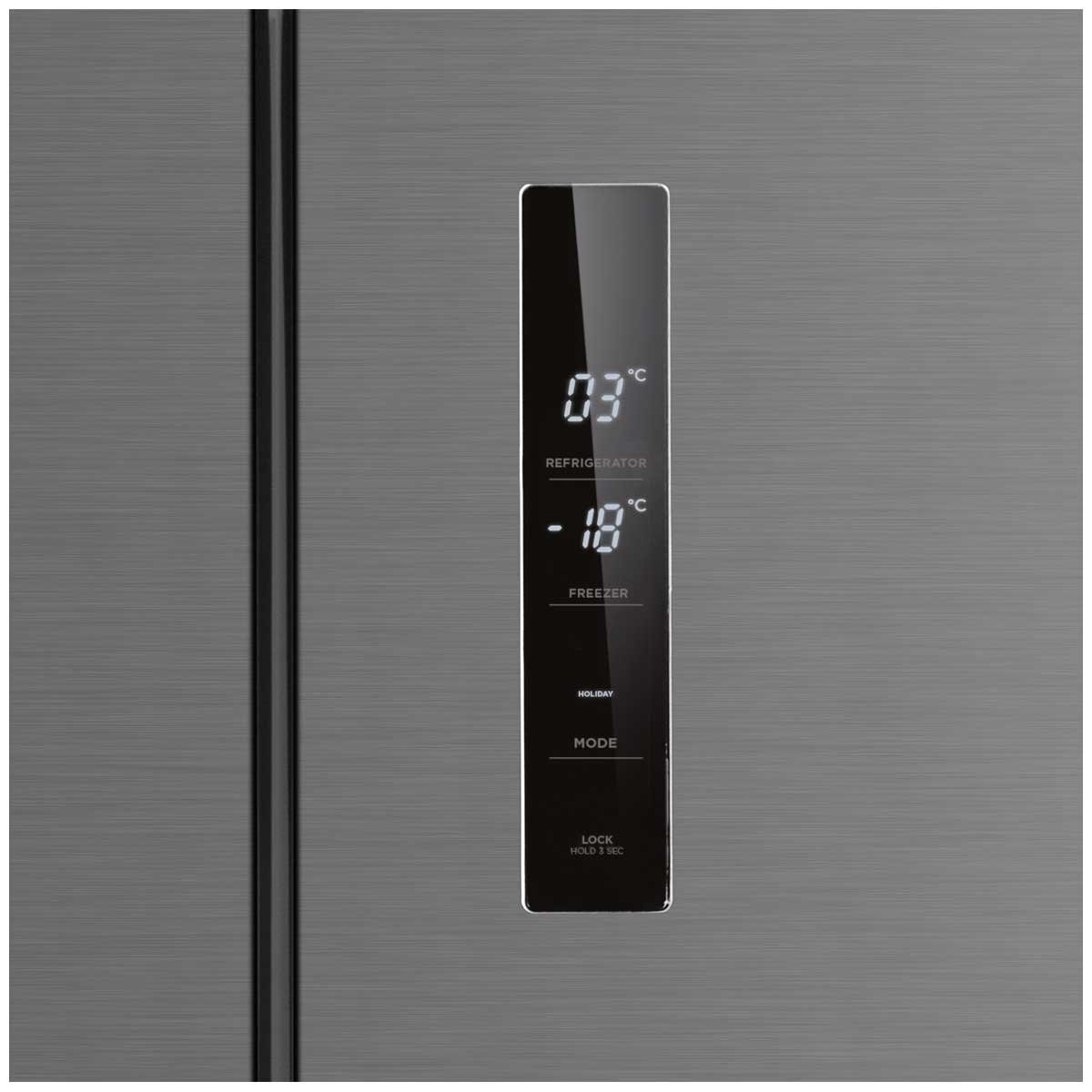 Westinghouse 496L French Door Refrigerator Charcoal Matte Black WQE4900BA