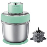 Morphy Richards Electric Chopper with 3 bowls + Accessories Spearmint Green MRCH35SG