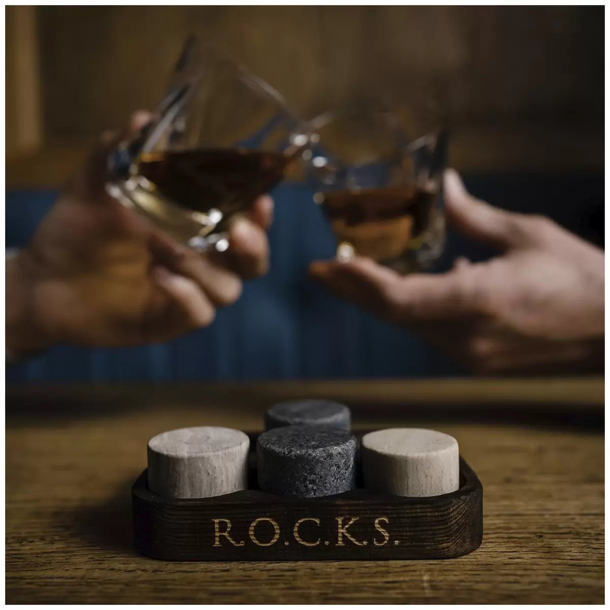 Wine Stash Whisky Stones Gift Set