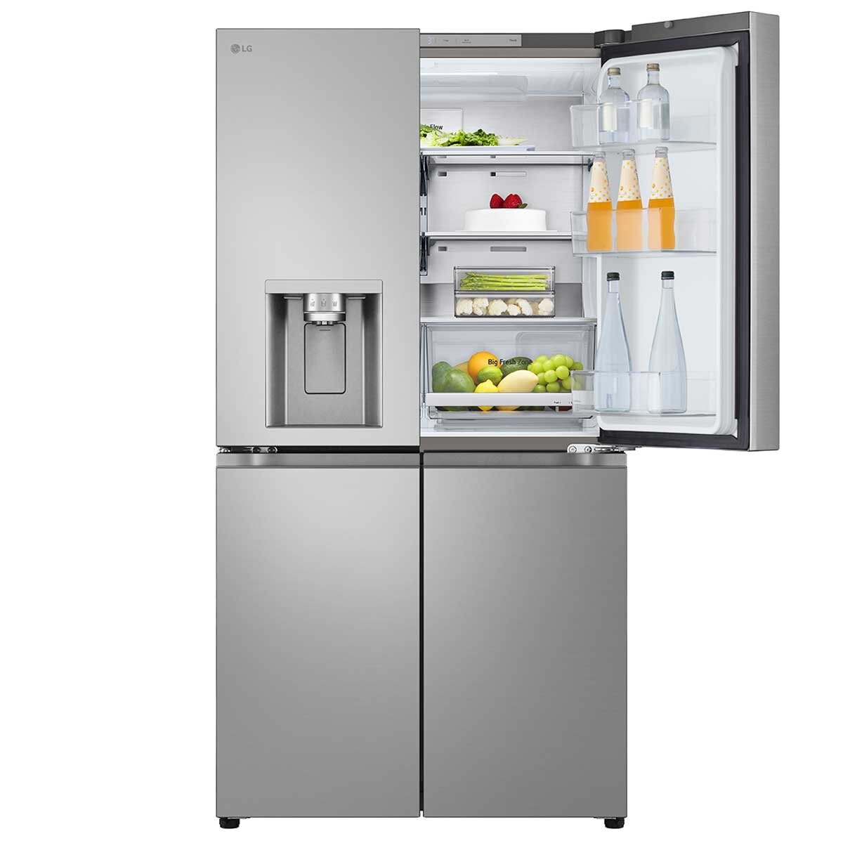 LG 637L French Door Fridge with Ice and Water Stainless Steel GF-L700PL