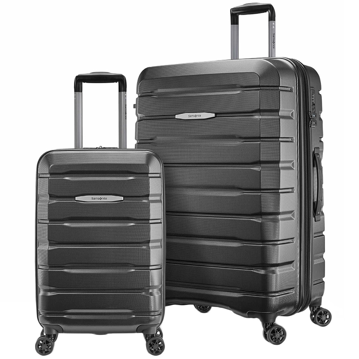 Samsonite Tech Two Hardside Luggage Large & Carry On 2pc Grey | Co