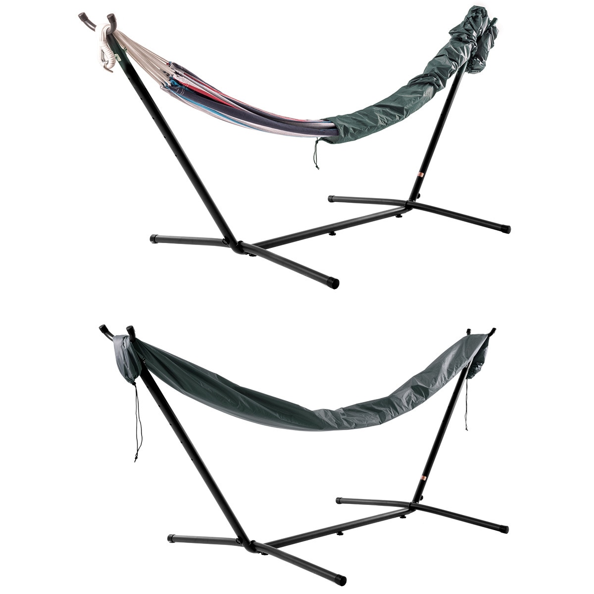 Vivere 9' Cotton Hammock Bundle - Tropical