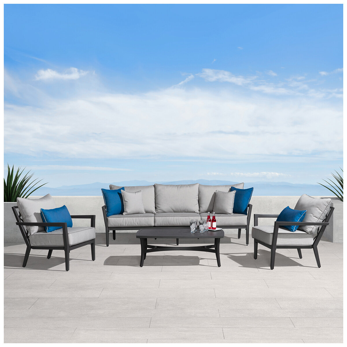 Venetia 4 Piece Seating Set