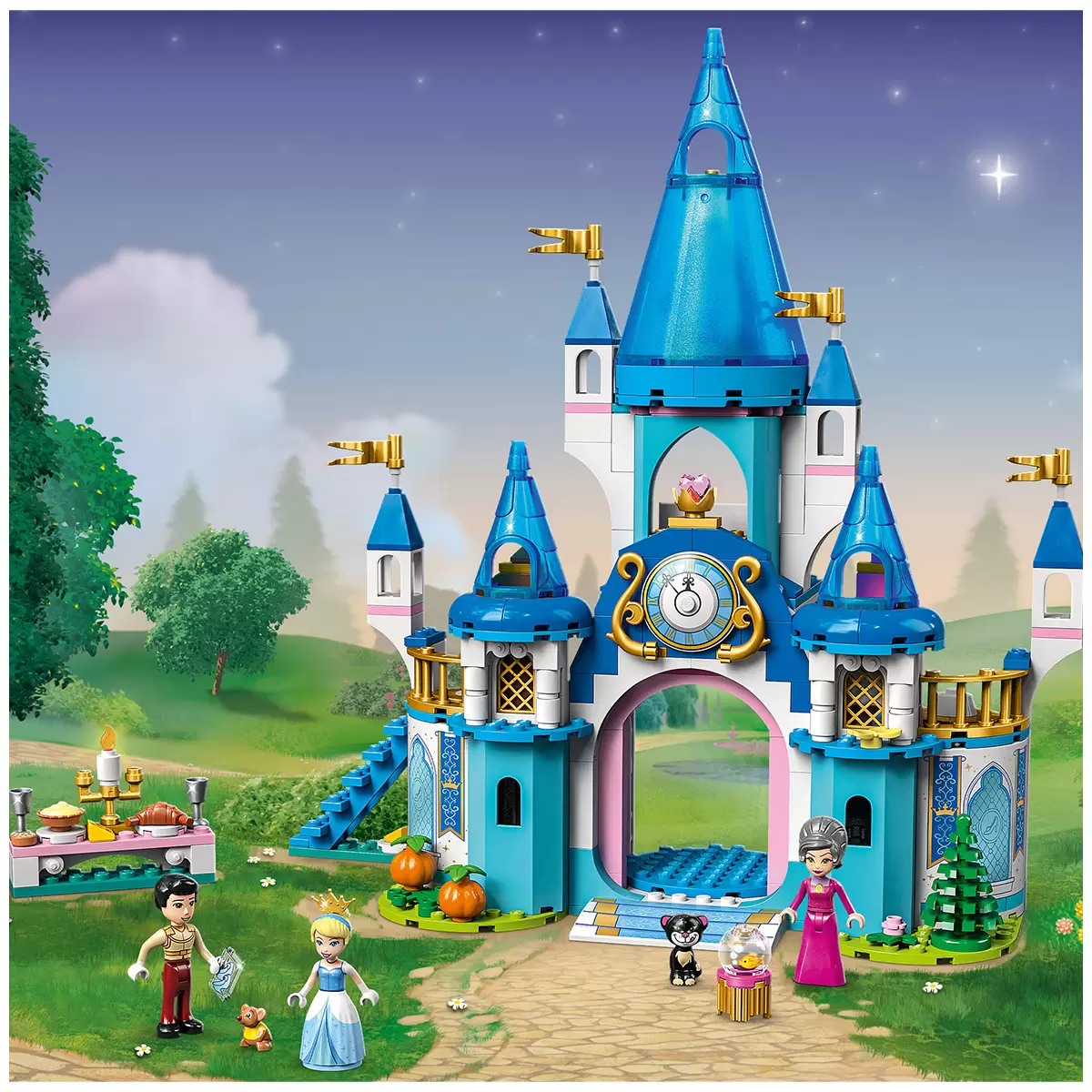 LEGO Cinderella and Prince Charming's Castle 43206