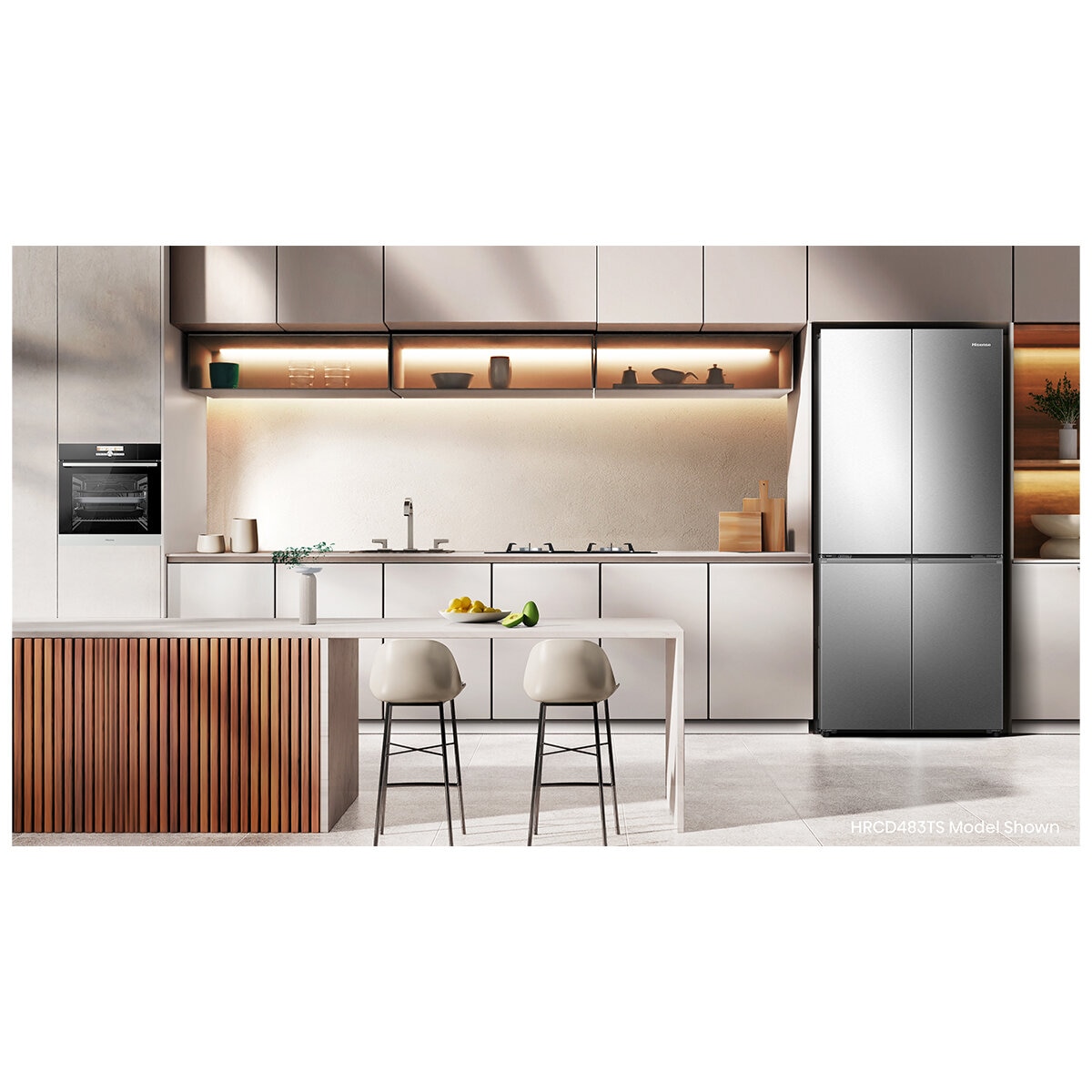 Hisense 483L French Door Fridge Stainless Steel HRCD483TS Hisense 483L French Door Fridge Stainless Steel HRCD483TS