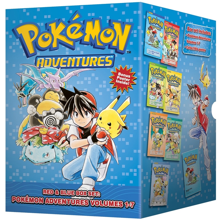 Pokemon Adventures Red & Blue Anime Box Set Vols. 1-7 | Costco Australia