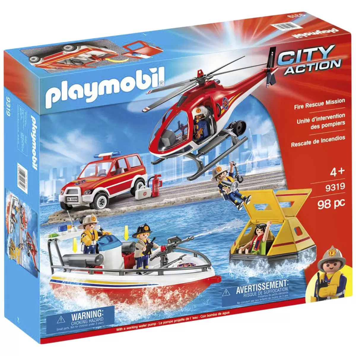 Playmobil City Action Set Fire Rescue Mission 9319