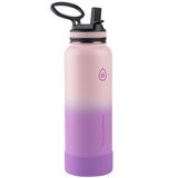 ThermoFlask Stainless Steel Bottle 1.18L 2 Pack Black Rose Purple