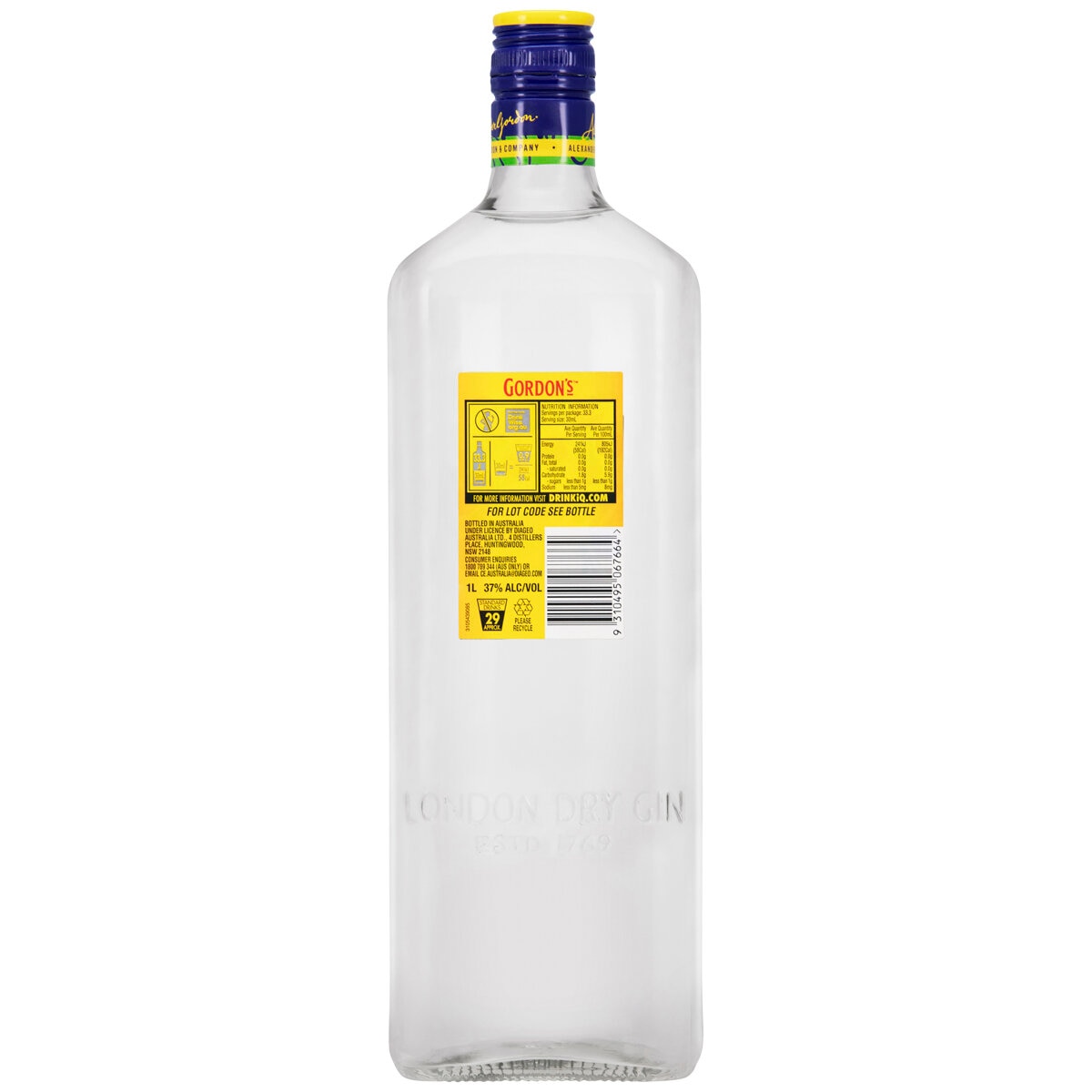 Gordon's London Dry Gin 1L