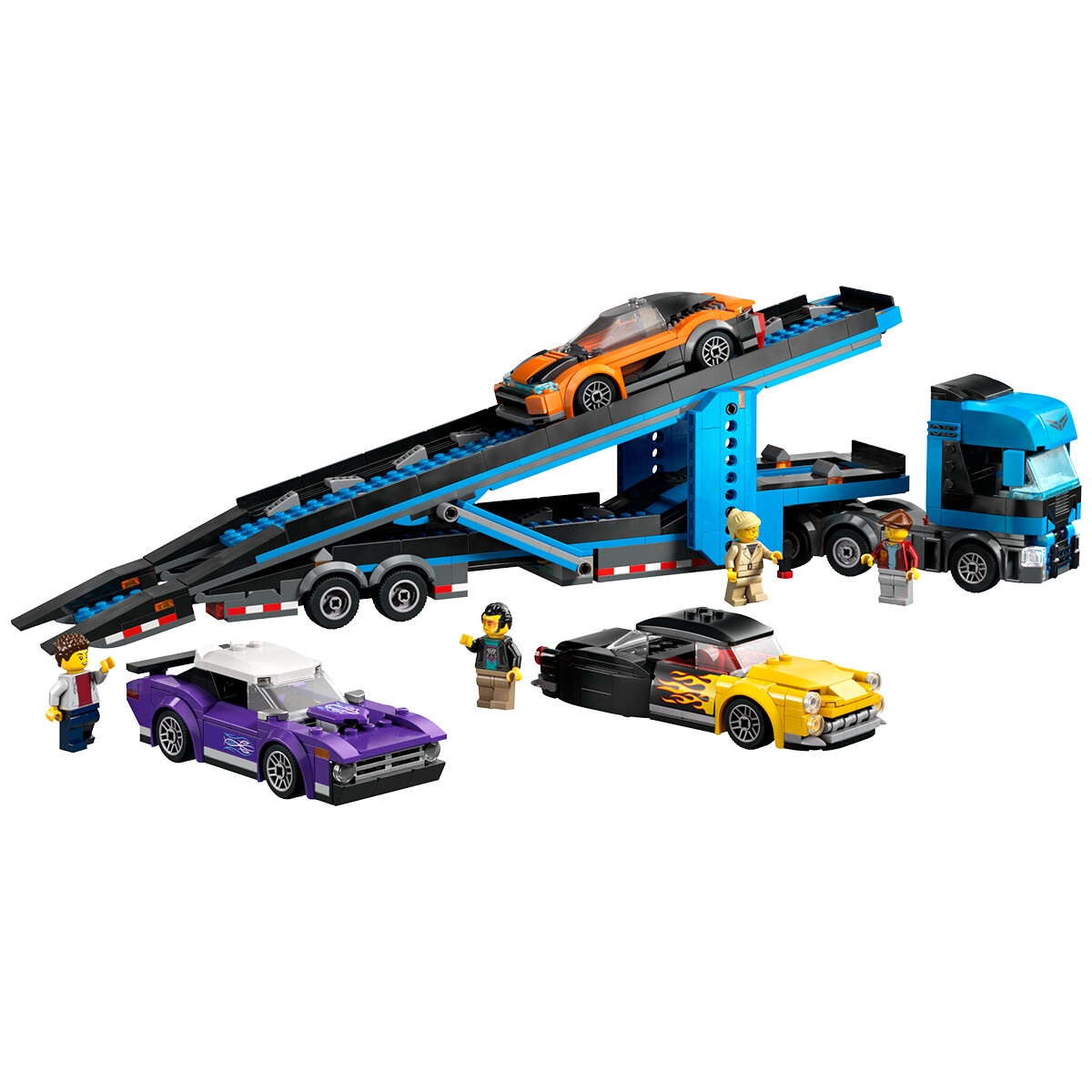 LEGO CIty Car Transporter Truck With Sports Cars 60408