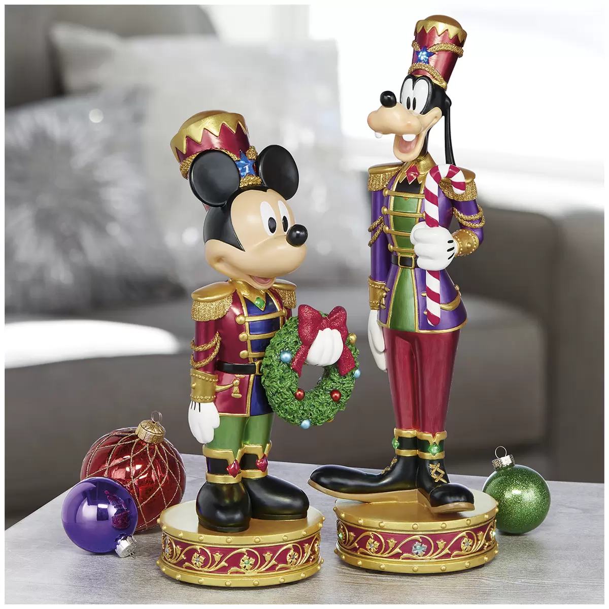 Mickey and Goofy Nutcrackers