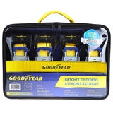 Goodyear Ratchet Tie Down Set 4 Pack