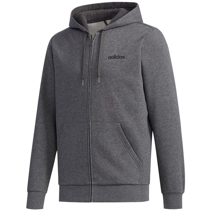 Adidas Men's Zippered Hoodie Heather Grey | Costco Australia