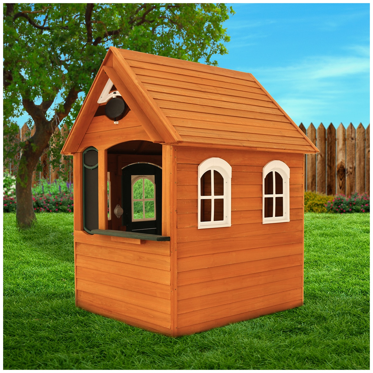 Kidkraft bancroft hot sale wooden playhouse