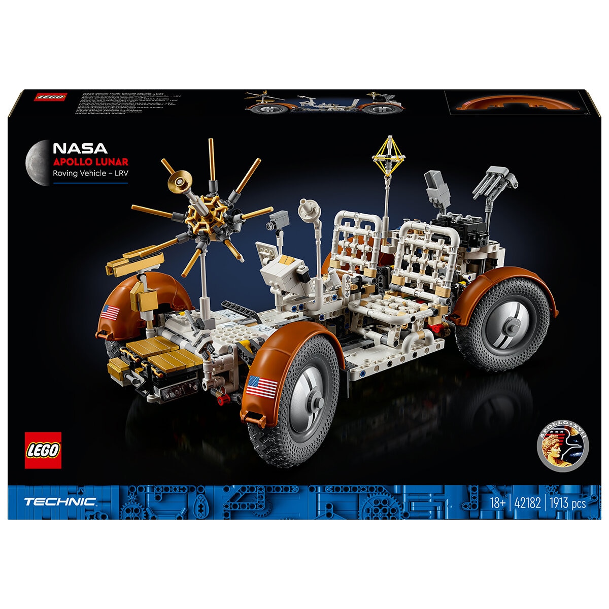 LEGO Technic NASA Apollo Lunar Roving Vehicle – LRV 42182