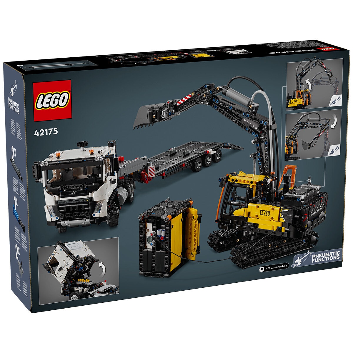 LEGO Technic Volvo FMX Truck & EC230 Electric Excavator 42175