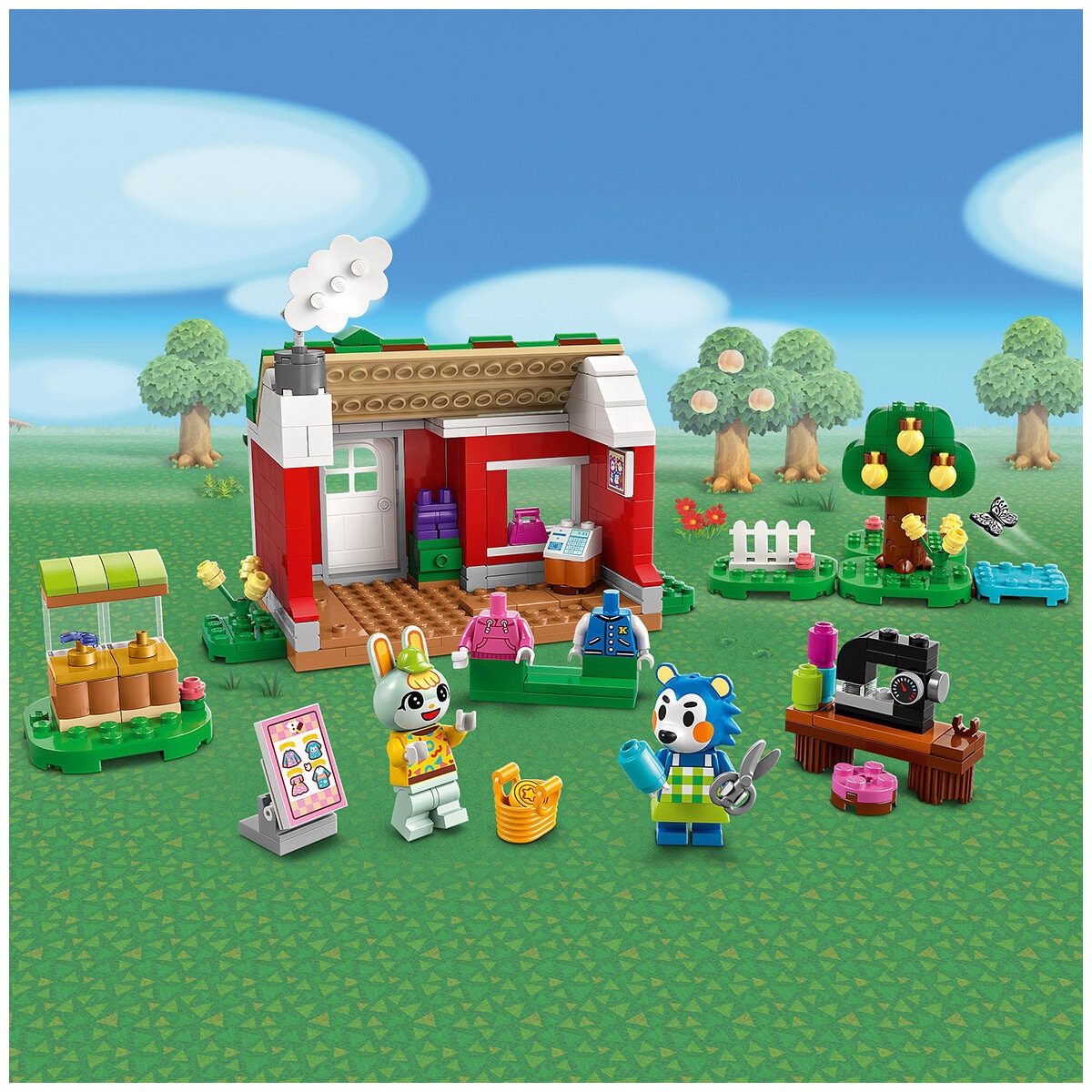 LEGO Animal Crossing Able Sisters Clothing Shop Role-Play Building Kit 77055