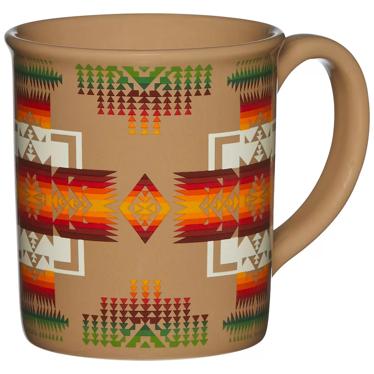 Pendleton Ceramic Mugs 4 piece set Chief Joseph Multi