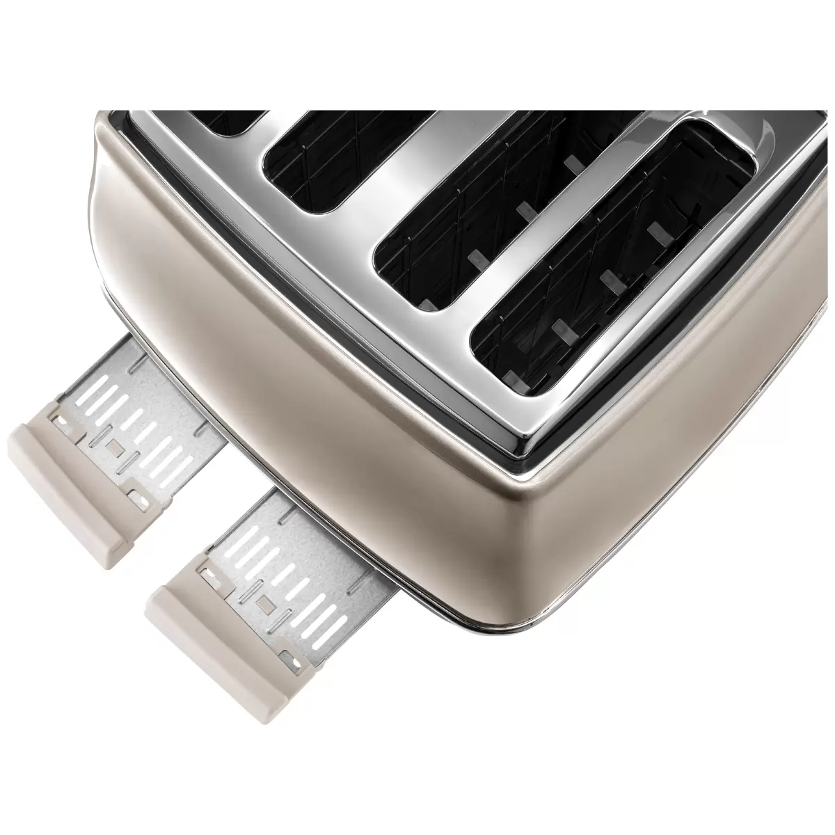 De'Longhi Icona Metallics 4 Slice Toaster Beige CTOT4003BG