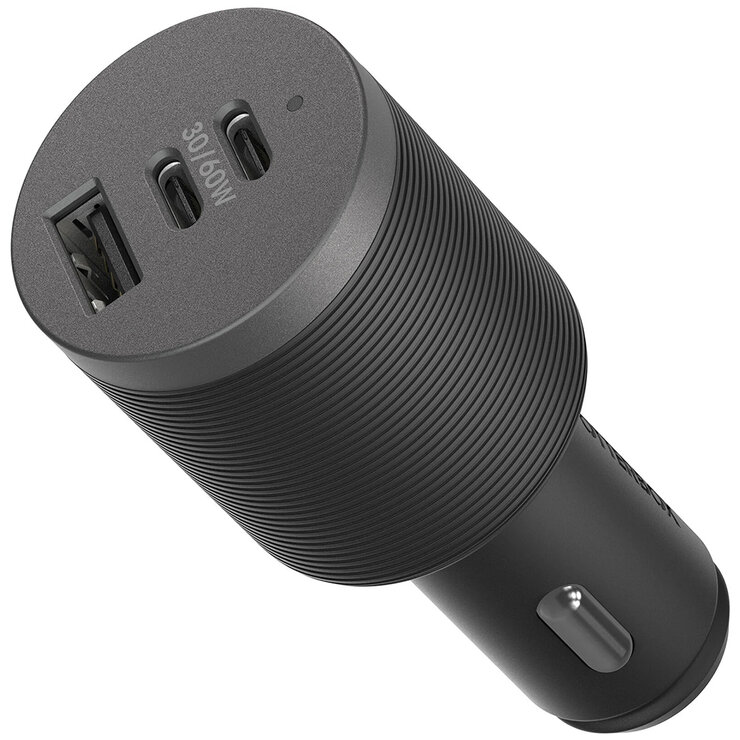 OtterBox 72W USB-C Triple Port Premium Pro Fast Car Charger Black OtterBox 72W USB-C Triple Port Premium Pro Fast Car Charger Black