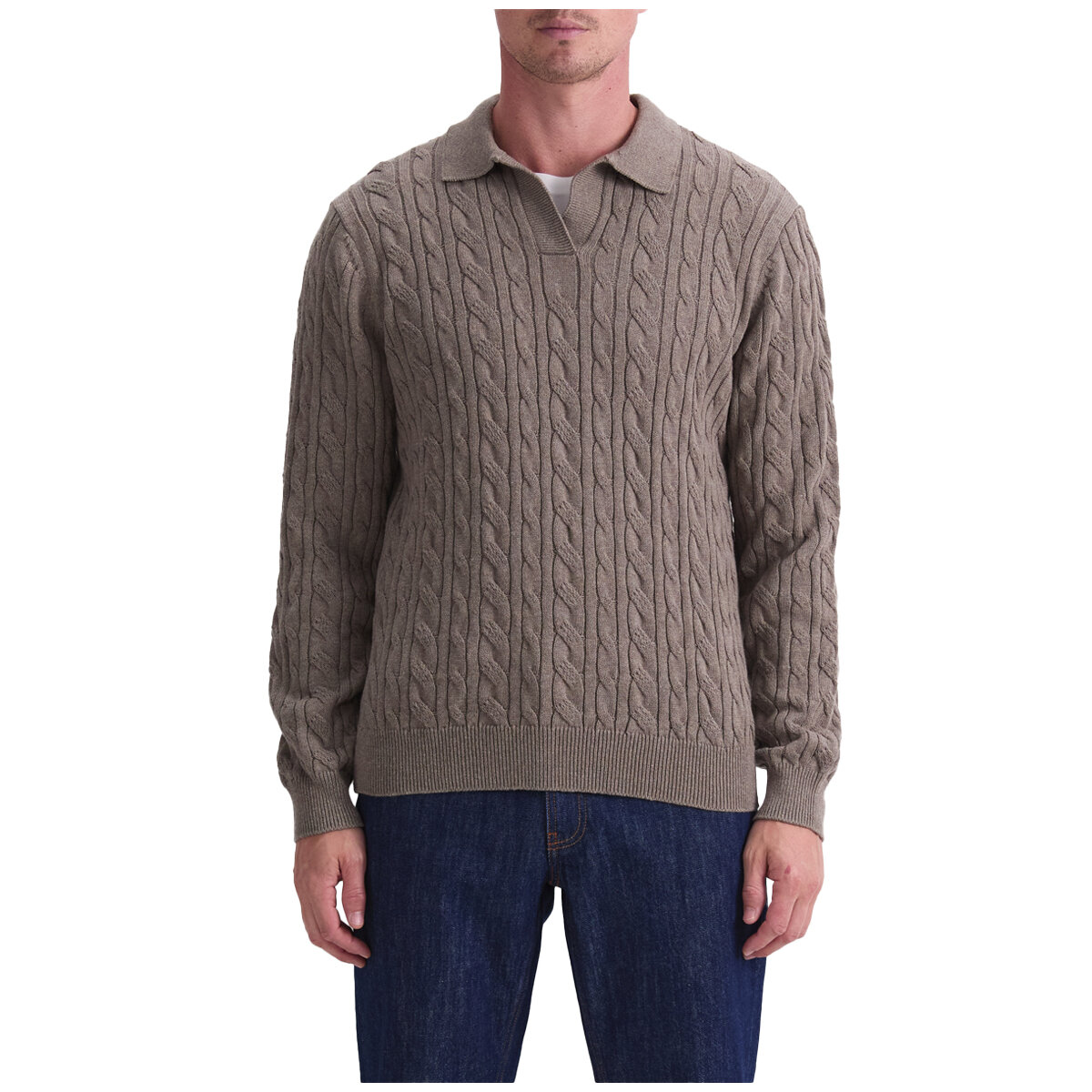 Sportscraft Sweater Latte Melange Sportscraft Sweater Latte Melange