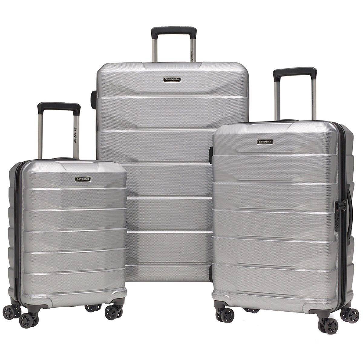 Samsonite Xlite NXT Hardside 3 Piece Luggage Set Silver