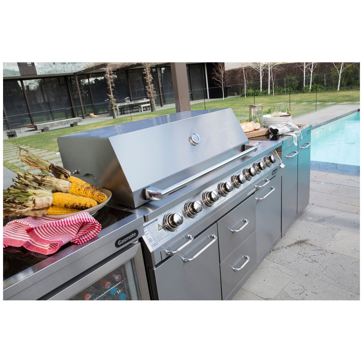 Gasmate Entertainer Kitchen with Charcoal Tray