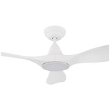 EGLO Noosa 116cm DC Fan 18W Tri-Colour Led Light White