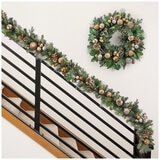 2.7M Pre-Lit Decorated Garland