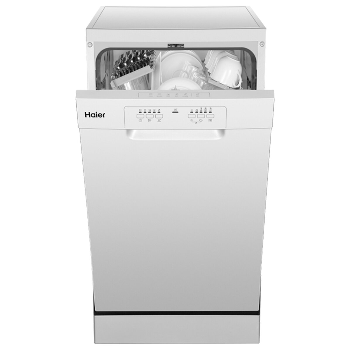 Haier 45cm Compact Freestanding Stainless Steel Dishwasher HDW10F1S1