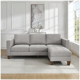 Thomasville Fabric Sofa With Ottoman Thomasville Fabric Sofa With Ottoman