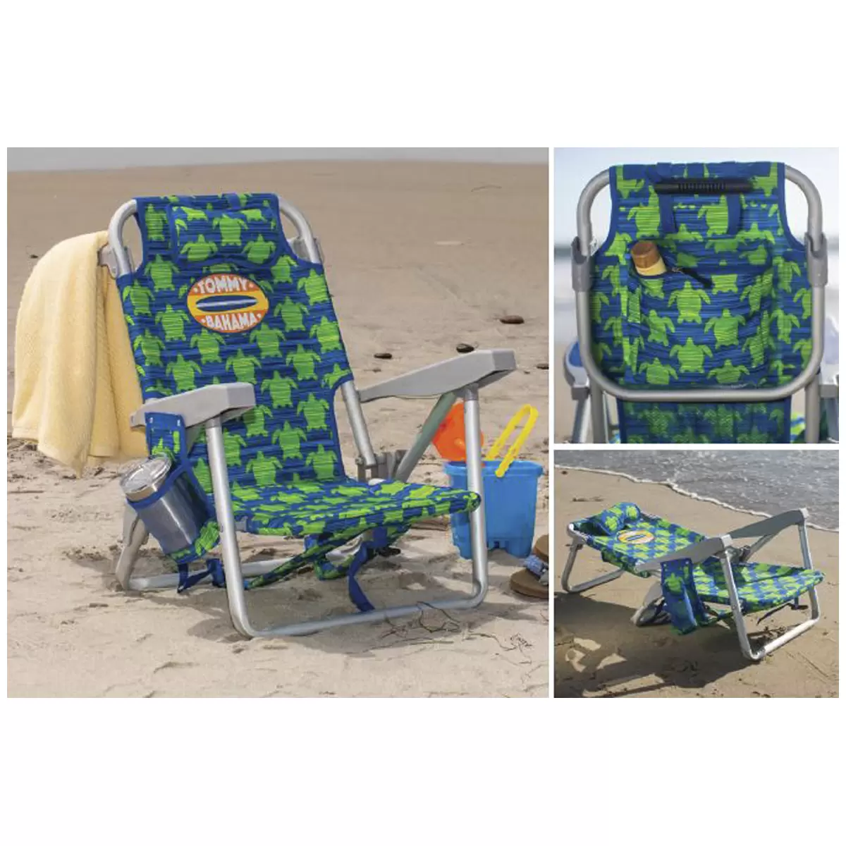 Tommy Bahama 5 Position Kids Backpack Beach Chair