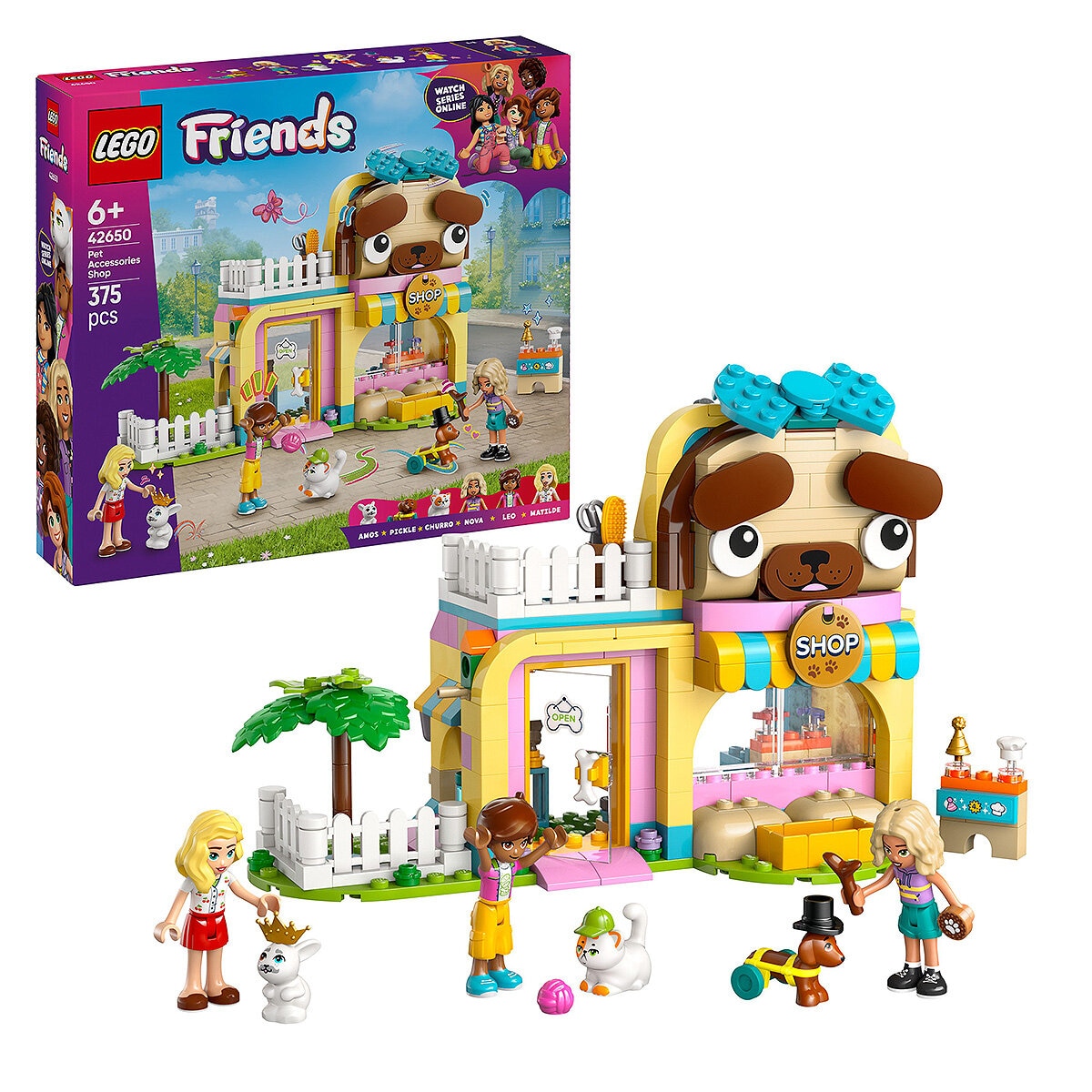 LEGO Friends Pet Accessories Shop Toy Building Playset 42650