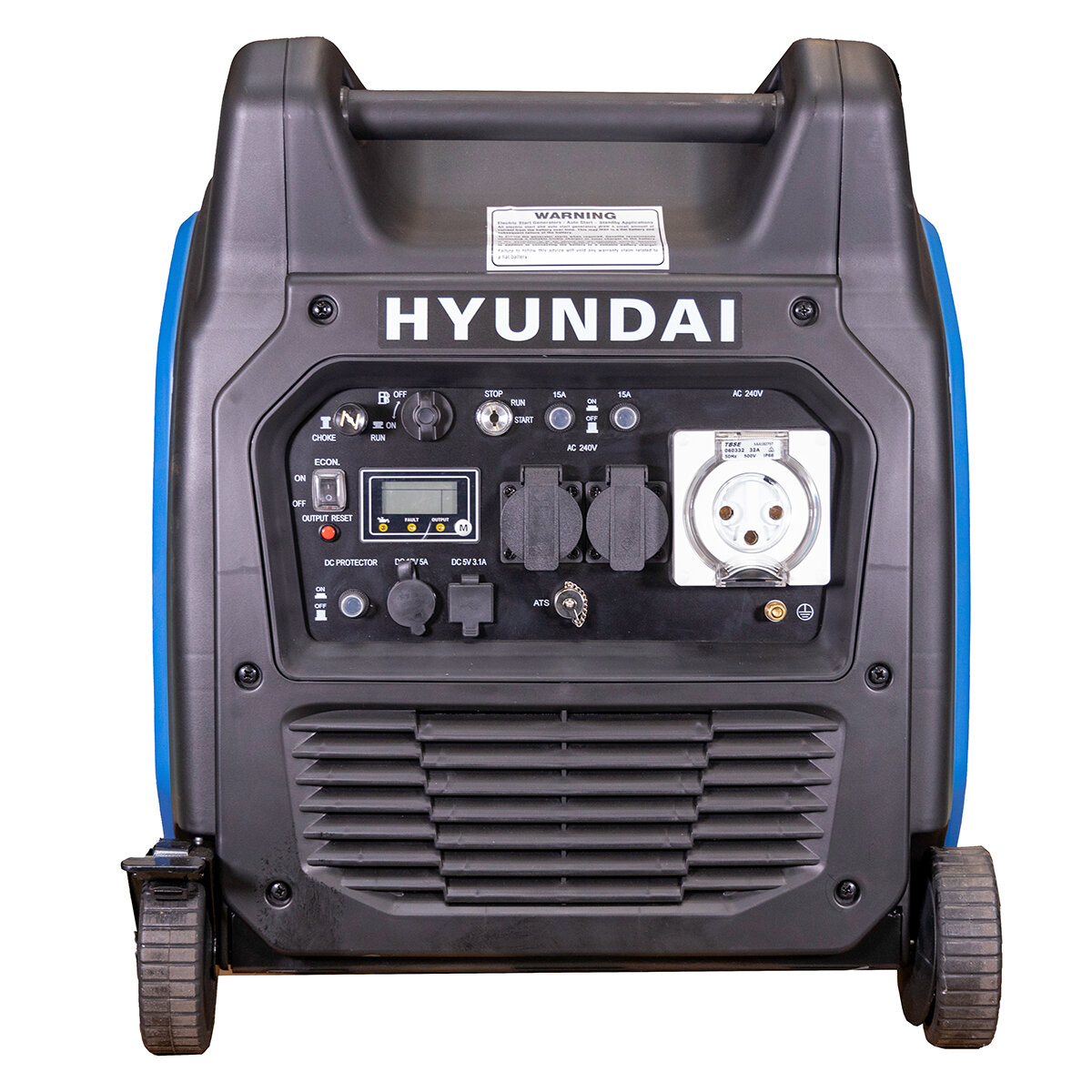 Hyundai 6500W Portable Inverter Generator