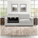 Thomasville Fabric Sofa With Storage Seats