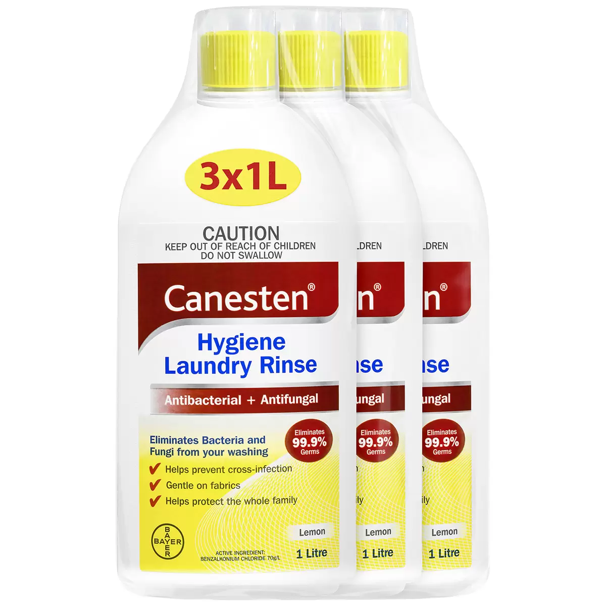 Canesten Hygiene Laundry Rinse Lemon 6 x 1L