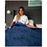 Therapy Adult Blanket with Cover Calming Blue 5kg