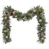 2.7M Pre-Lit Decorated Garland