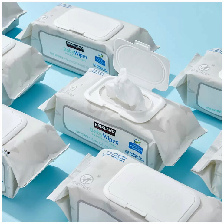 Kirkland Signature Fragrance Free Baby Wipes 9 x 100 Pack Kirkland Signature Fragrance Free Baby Wipes 9 x 100 Pack