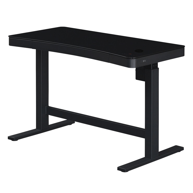 Tresanti Adjustable Height Desk With Wireless Charging Black | Costco ...