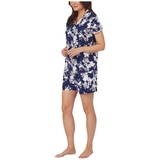 Nautica Women's 2 Piece PJ Set - Blue Floral