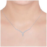 18KT White Gold 0.72ctw Diamond Necklace