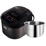 Buffalo IH 10 Cups Stainless Steel Smart Cooker BlackRose Gold