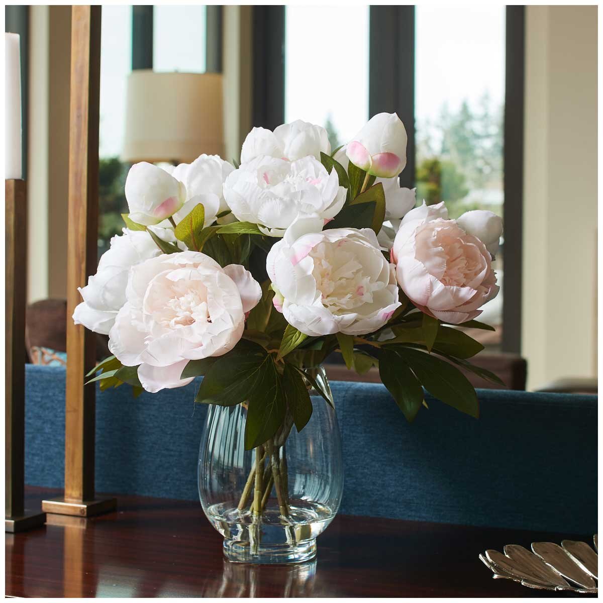 CG Hunter Faux Peony Arrangement