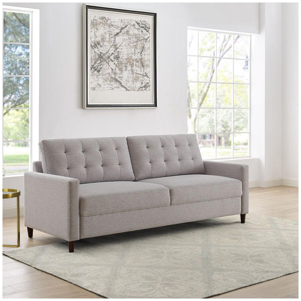 Lillian August Fabric Convertible Sofa