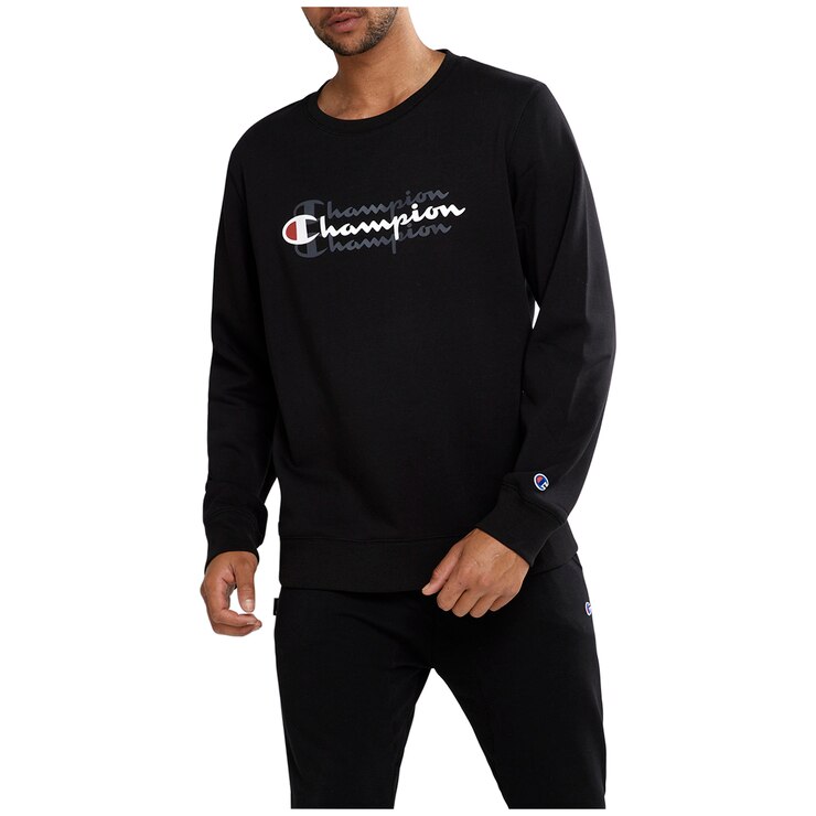 Champion Men's Crew Sweater Black | Costco Australia