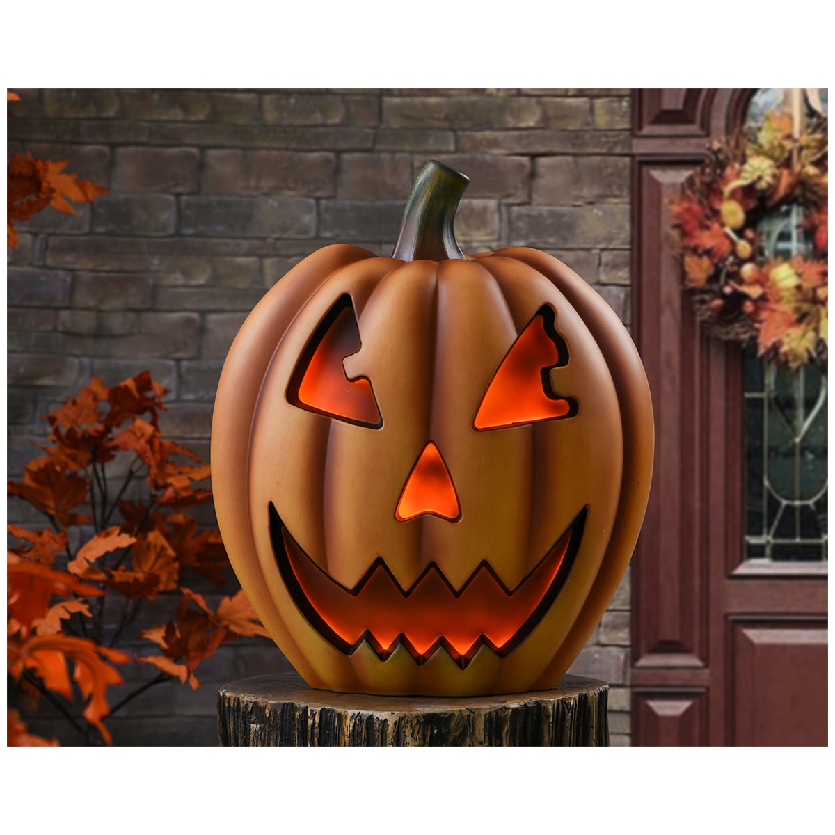 Halloween Pumpkin With Flickering Flame Effect and Sound | Costco Australia