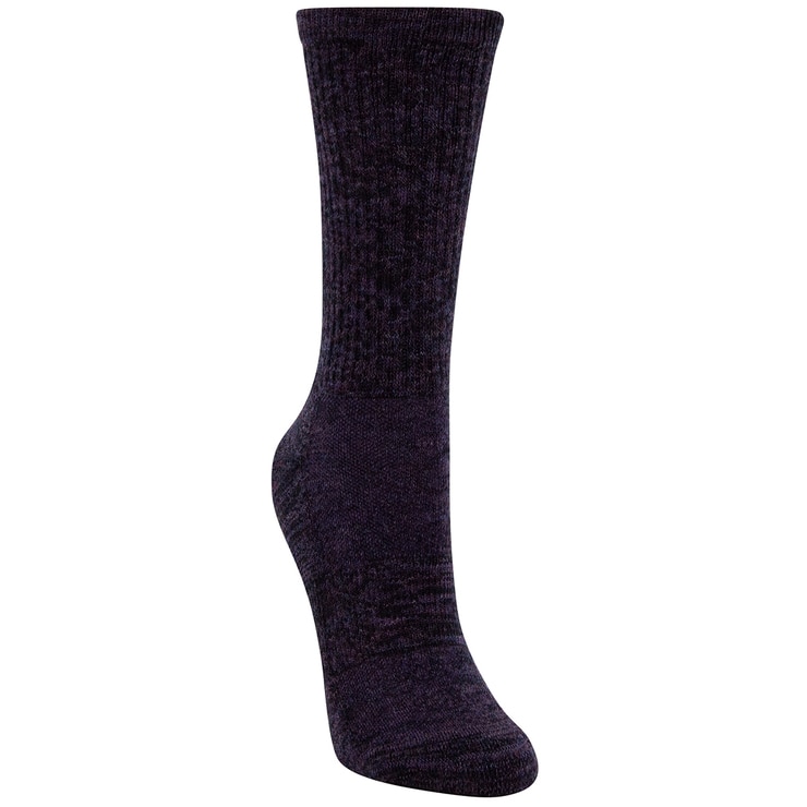 Kirkland Signature Ladies' Trail Sock 6pk Black & Purple | Costco Australia