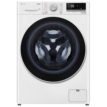 LG 8kg Front Load Washer White WV5-1408W
